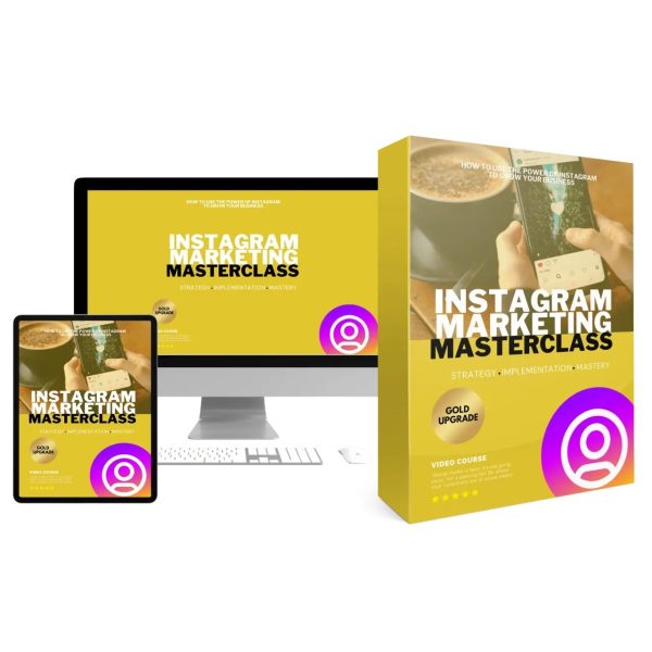 Instagram Marketing Masterclass – Video Course with Resell Rights